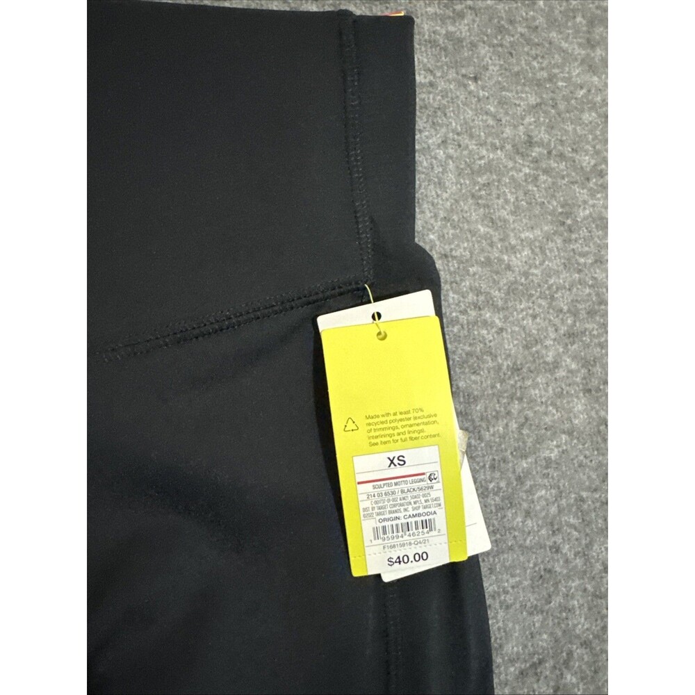 All In Motion Women's Pants Ultra High Rise Leggings Black Extra Small - Picture 4 of 8